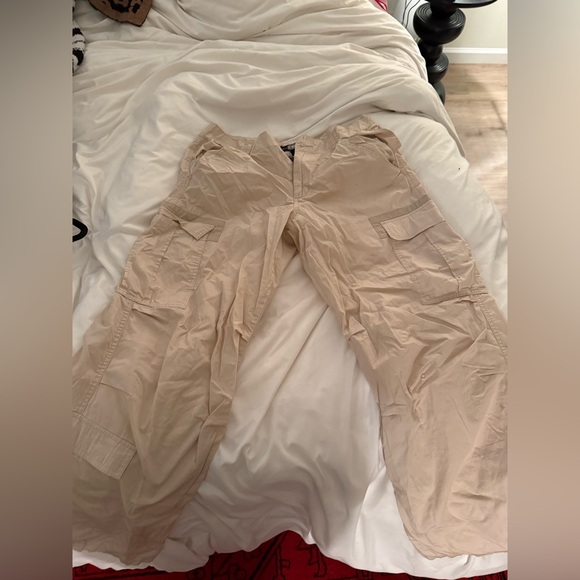 Rewash Men's Light Tan Cargo Pants - Picture 2 of 4